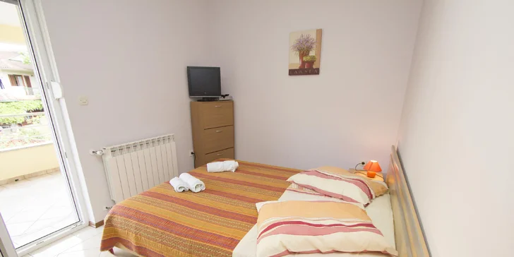 Apartmány až pre 4 osoby, 10 minút na pláž, termíny do konca októbra