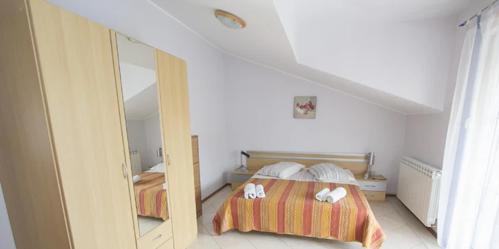Apartmány až pre 4 osoby, 10 minút na pláž, termíny do konca októbra