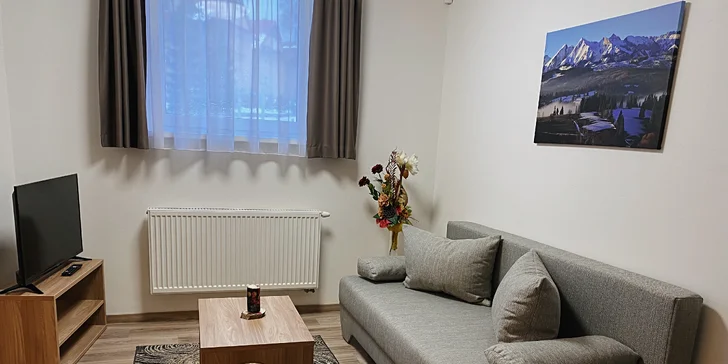 Nové apartmány v Dolnom Smokovci pre 2-8 osôb blízko turistických chodníkov