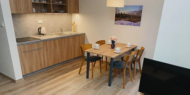 Nové apartmány v Dolnom Smokovci pre 2-8 osôb blízko turistických chodníkov