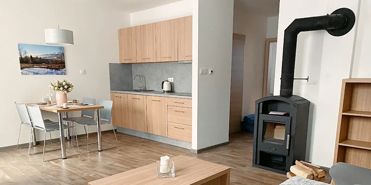 Apartmány v Dolnom Smokovci až pre 7 osôb s neobmedzeným bazénom