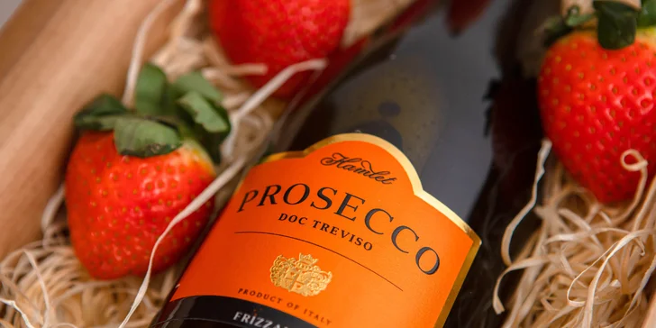 Romantické boxy: prosecco, víno či rum+sviečka, šumivá bomba alebo i putá