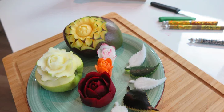 Online kurz Carvingfruit: dekoratívne vyrezávanie do ovocia a zeleniny
