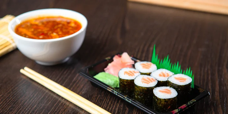 Lahodné sushi sety z čínskej reštaurácie Peking – osobný odber aj rozvoz