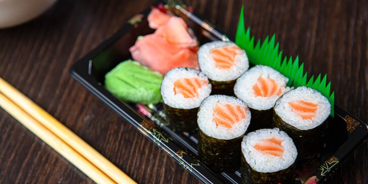 Lahodné sushi sety z čínskej reštaurácie Peking – osobný odber aj rozvoz