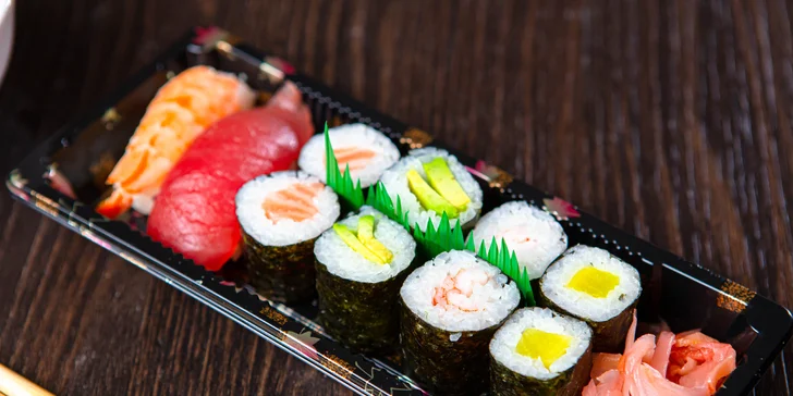 Lahodné sushi sety z reštaurácie Peking – osobný odber, rozvoz aj konzumácia v reštaurácií