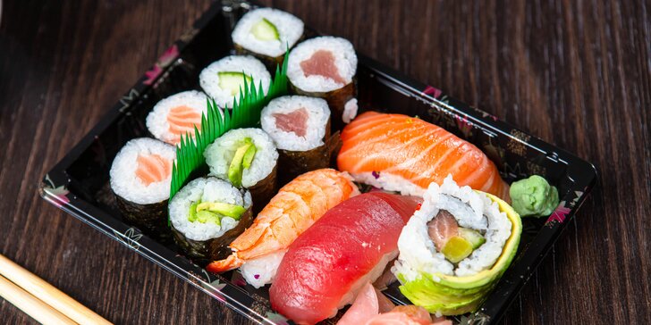Lahodné sushi sety z reštaurácie Peking – osobný odber, rozvoz aj konzumácia v reštaurácií