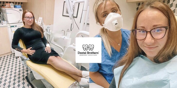 Žiarivo biely úsmev už za pár minút! Dental Brothers sú pre vás stále otvorení.