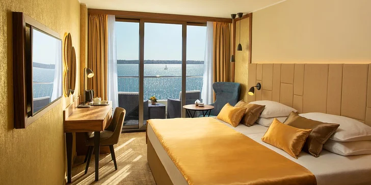5* dovolenka v Slovinsku: hotel v Portoroži pri pláži, polpenzia a vstup do aquaparku
