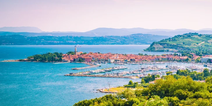 5* dovolenka v Slovinsku: hotel v Portoroži pri pláži, polpenzia a vstup do aquaparku