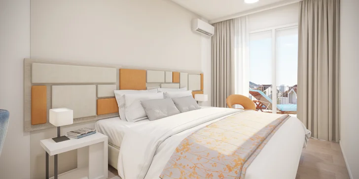Letná dovolenka v Chorvátsku - nový aparthotel s vonkajším bazénom a raňajkami