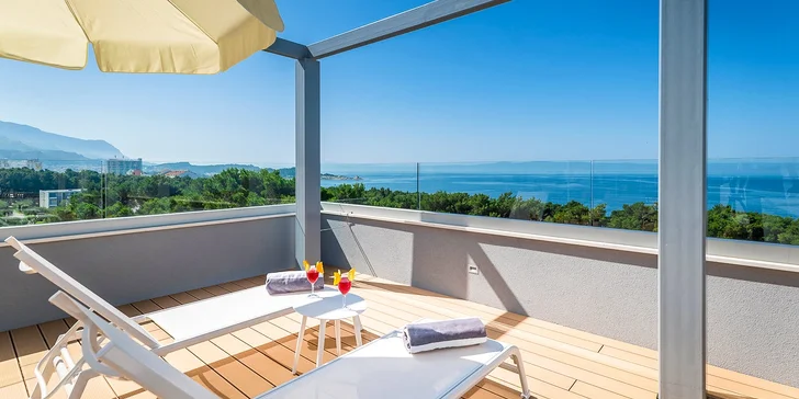 Luxusný hotel: izba s balkónom, raňajky, neobmedzený wellness