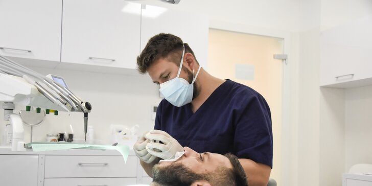 Dentálna hygiena s pieskovaním a RTG snímkou