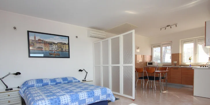 Dovolenka v chorvátskej Istrii: vybavené apartmány až pre 4 osoby, termíny do konca októbra