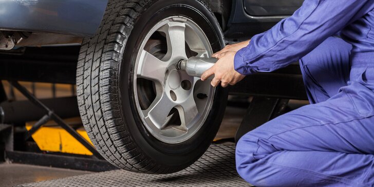 Prezutie pneumatík či výmena zimných kolies za letné s kontrolou bŕzd a podvozku