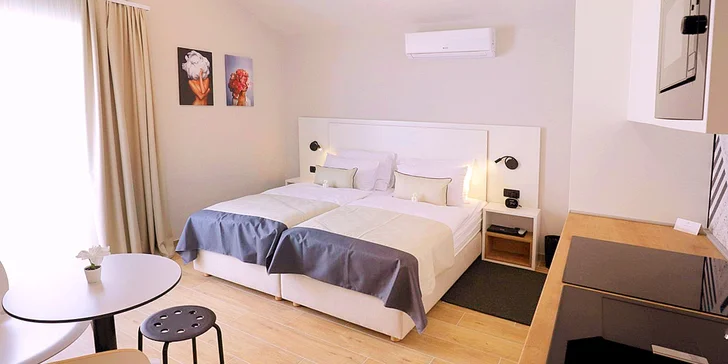 Moderné apartmány a štúdiá na Makarskej riviére: pobyt s raňajkami