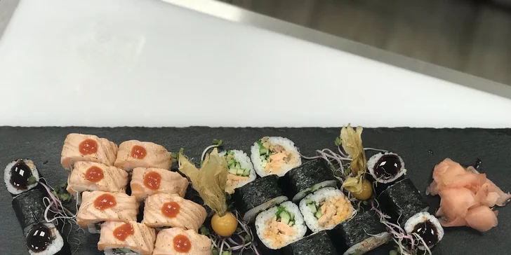 SUSHI BONSAI: Skvelý špeciál sushi set + Tom Yum polievka pre 2 osoby