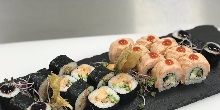 SUSHI BONSAI: Skvelý špeciál sushi set + Tom Yum polievka pre 2 osoby