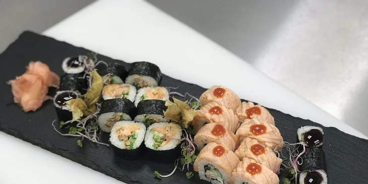 SUSHI BONSAI: Skvelý špeciál sushi set + Tom Yum polievka pre 2 osoby