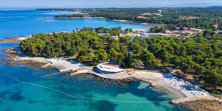 Leto v Istrii: 3* apartmány pri pláži, bazény, ihriská a animačné programy
