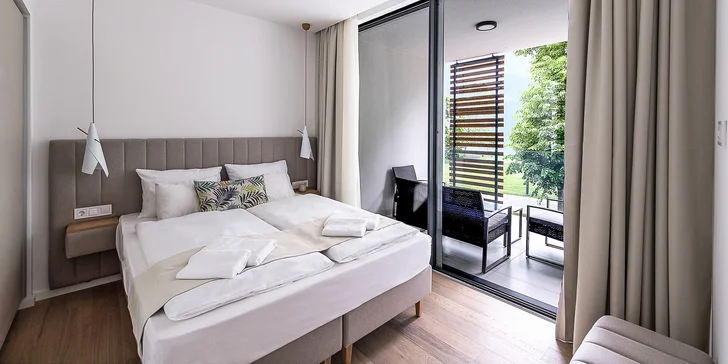 Pohoda na brehu Balatonu: moderný apartmán až pre 6 osôb + raňajky