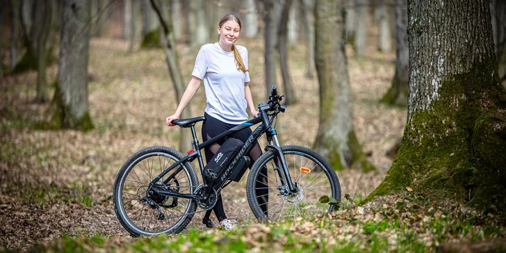 Požičanie elektrobicykla Rockrider na 6 hodín – Modra