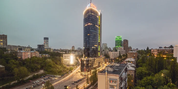 Pobyt v centre Kyjeva s raňajkami a výhľadom na mesto