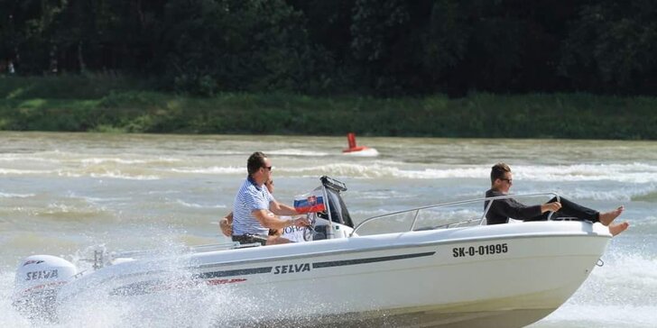 Zážitkové plavby motorovým člnom na Dunaji od Devínu až po Čunovo