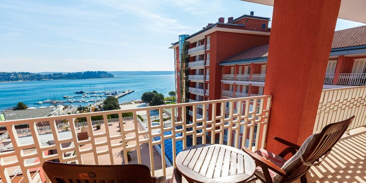 Dovolenka v slovinskom meste Portorož: 5* hotel pri mori, wellness a raňajky
