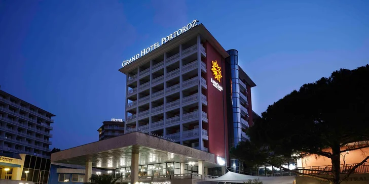 Dovolenka v slovinskom meste Portorož: 5* hotel pri mori, wellness a raňajky
