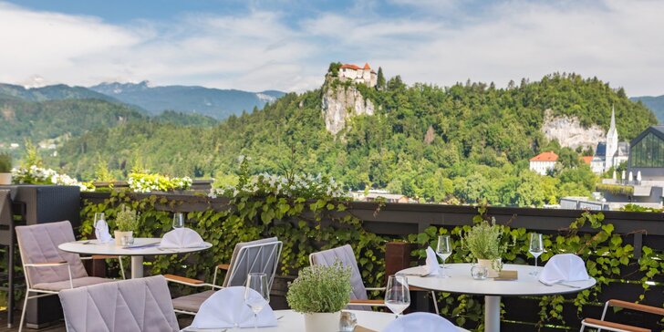 Dovolenka v Blede v Slovinsku: 4* hotel blízko jazera, raňajky, bazén i sauny