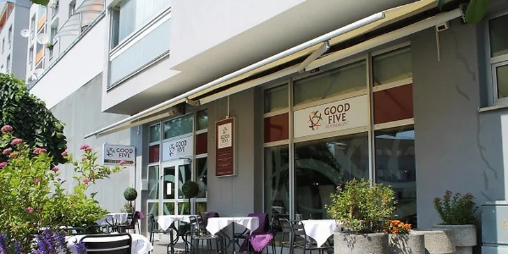 Trojchodové vegánske menu v reštaurácii Good Five