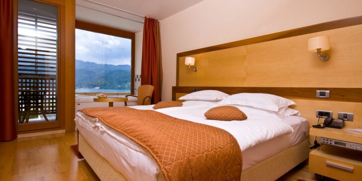 Dovolenka pri slovinskom jazere Bled: 4* hotel, bohaté raňajky a neobmedzený vstup do wellness