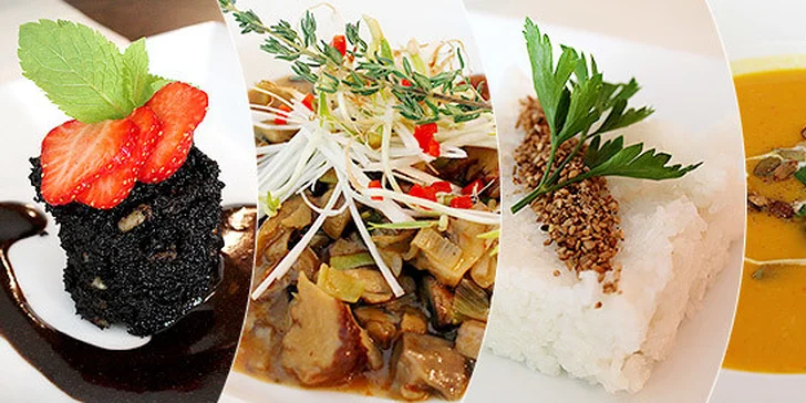 Trojchodové vegánske menu v reštaurácii Good Five