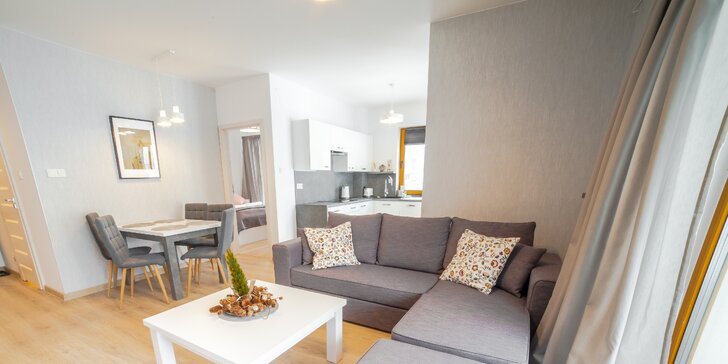 Jarný alebo letný pobyt v Karpaczi až pre 4 osoby: moderné apartmány s kuchynkou