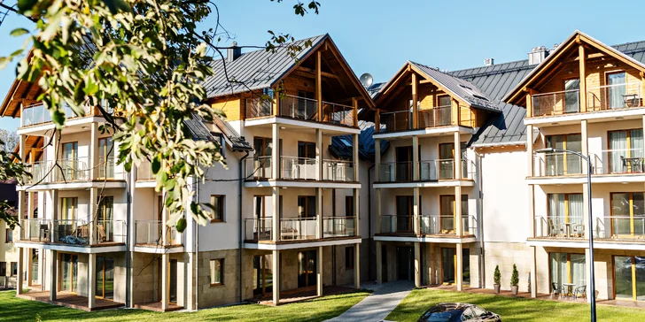 Jarný alebo letný pobyt v Karpaczi až pre 4 osoby: moderné apartmány s kuchynkou