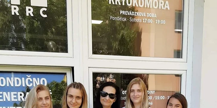 Jednorazový vstup do kryokomory - prevádzka otvorená