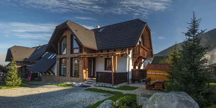 Apartmánový dom v podhorskej obci Pavčina Lehota pre 2-5 osôb