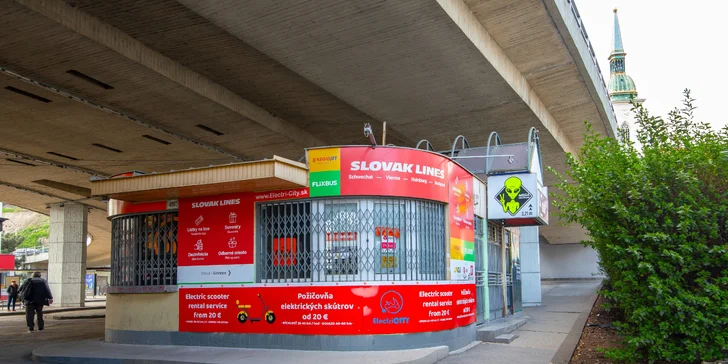Spoznajte Bratislavu na elektrickom skútri