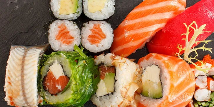 Delikátne sushi menu pre dvoch v Auparku