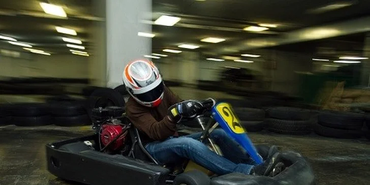 Adrenalínova jazda na motokárach