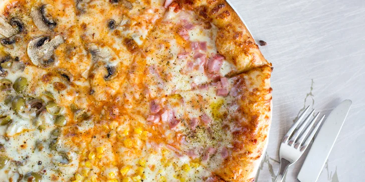 Malá alebo veľká pizza podľa vlastného výberu z Hood Food