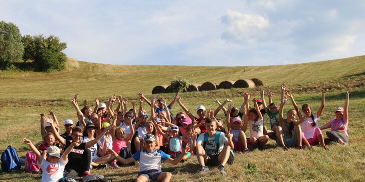 Kreatívno dobrodružný letný tábor v Štiavnických vrchoch „Čarokraj“ 7 dní