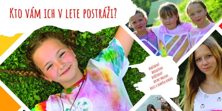 Kreatívno dobrodružný letný tábor v Štiavnických vrchoch „Čarokraj“ 7 dní