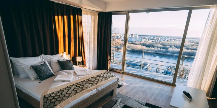 Luxusné ubytovanie v River view Residence - atraktívna lokalita v centre mesta s výhľadom na Dunaj