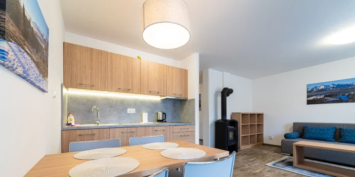 Nové apartmány v Dolnom Smokovci pre 2-8 osôb blízko turistických chodníkov