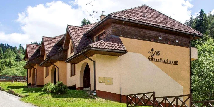 Pobyt s raňajkami alebo polpenziou vo Vyšných Ružbachoch
