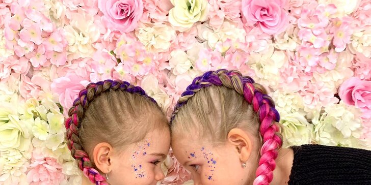 Manikúra, pedikúra či zapletanie vlasov s kanekalónom pre malé princezné v Pink SPA