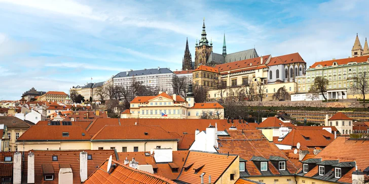 Luxusný pobyt v Prahe: hotel v kláštore na Malej Strane, raňajky a vstup do wellness