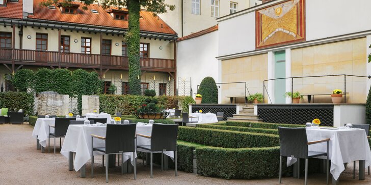 Luxusný pobyt v Prahe: hotel v kláštore na Malej Strane, raňajky a vstup do wellness